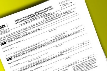 IRS Form 8332, ReleaseRevocation of Release of Claim to Exemption for Child by Custodial Parent