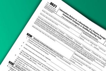 IRS Tax Form 8621
