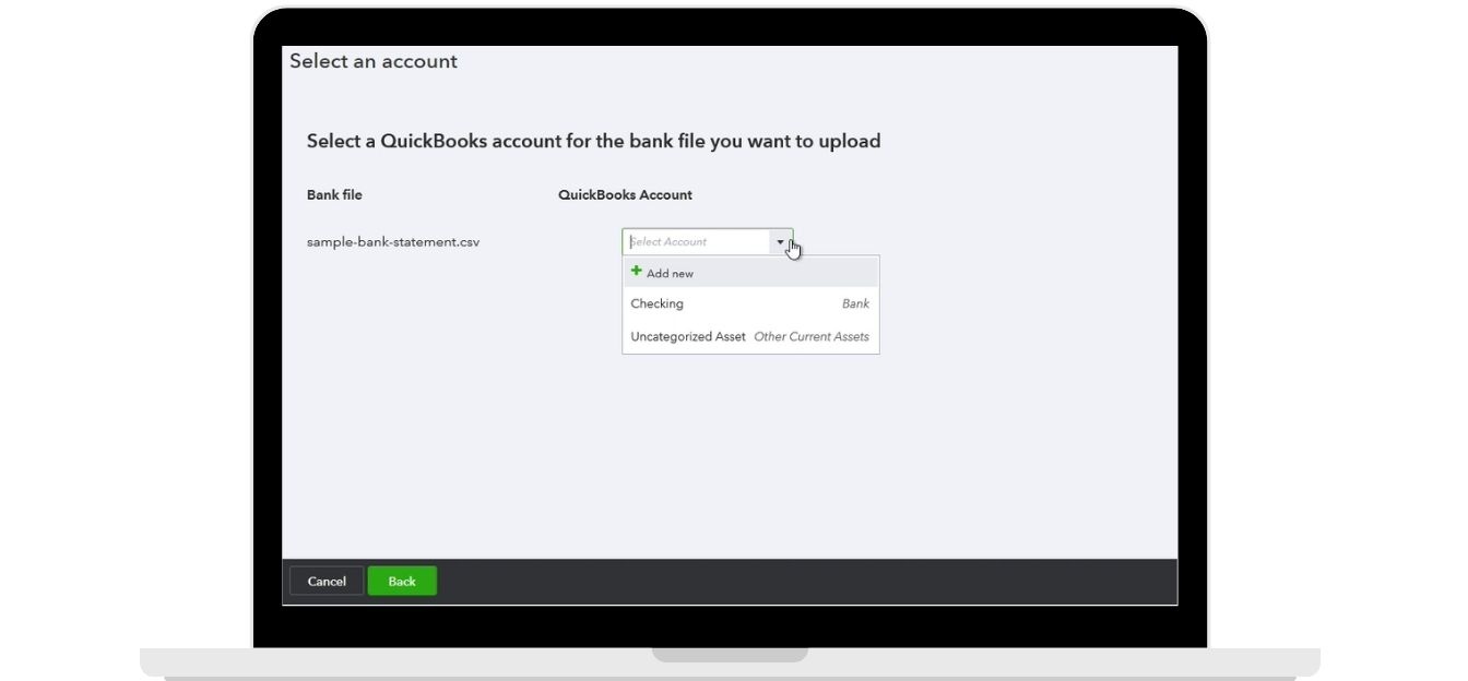 CSV Import QuickBooks Online