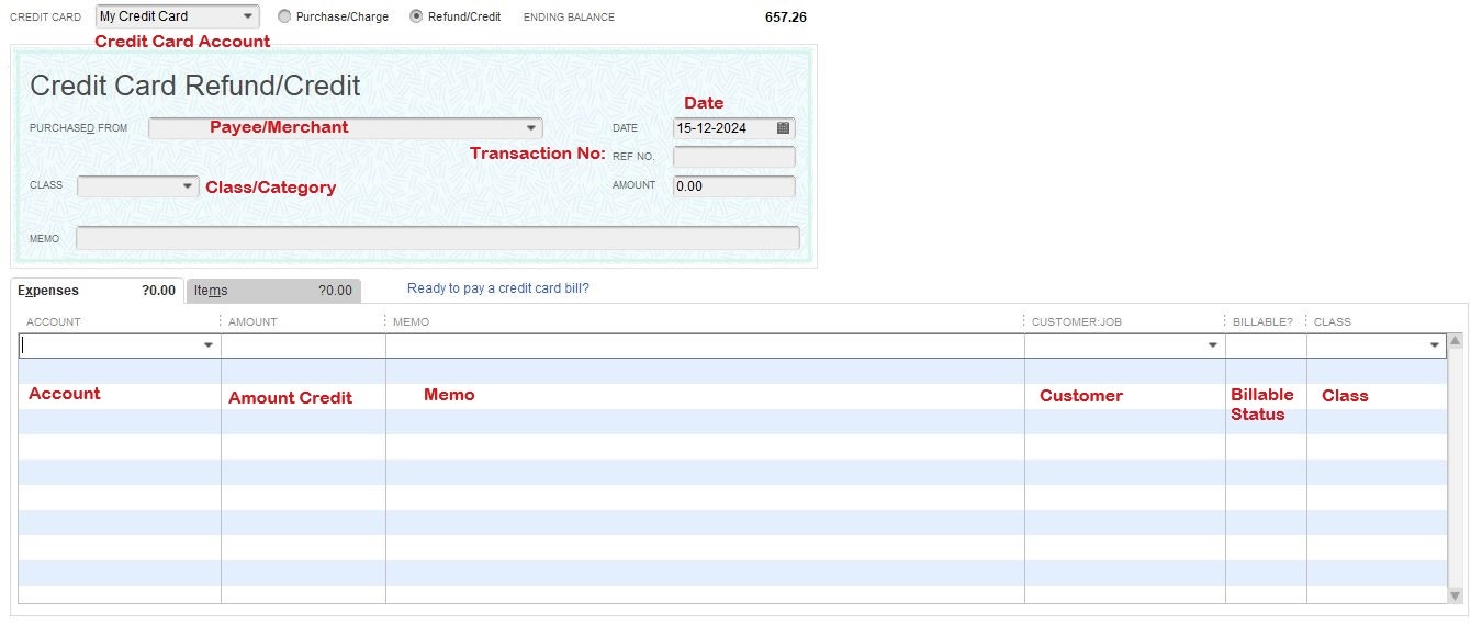 Statement Line as Refund