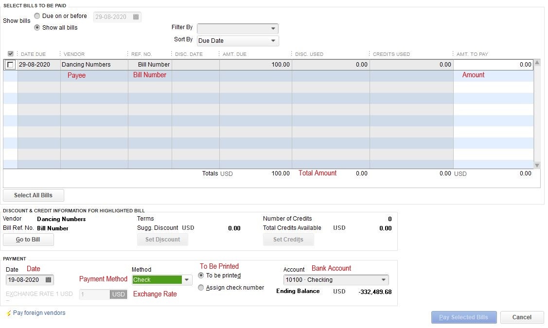 Import Bill Payments