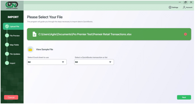 File Selection Screen
