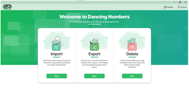 Dancing Numbers Interface