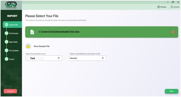 select your file1