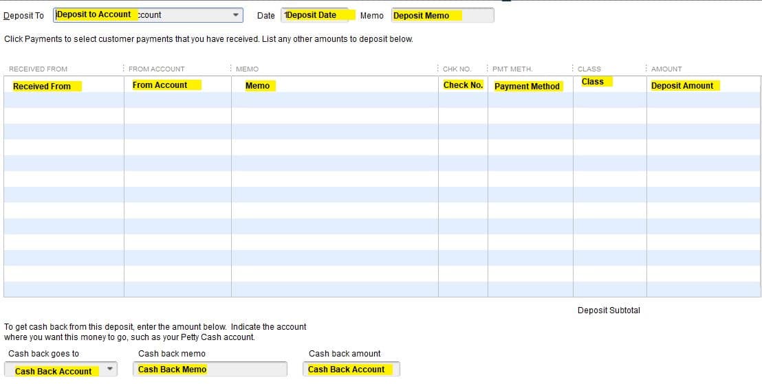 Import Deposits into QuickBooks Desktop