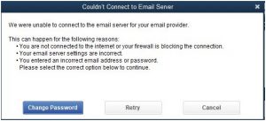 cannot send email from quickbooks wrong password cannot send email from quickbooks wrong password