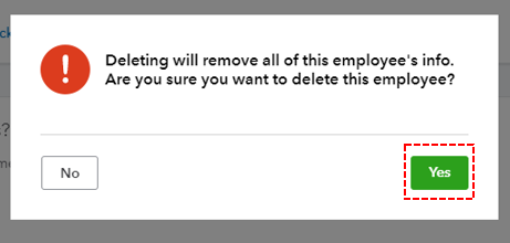 how to delete an employee in quickbooks