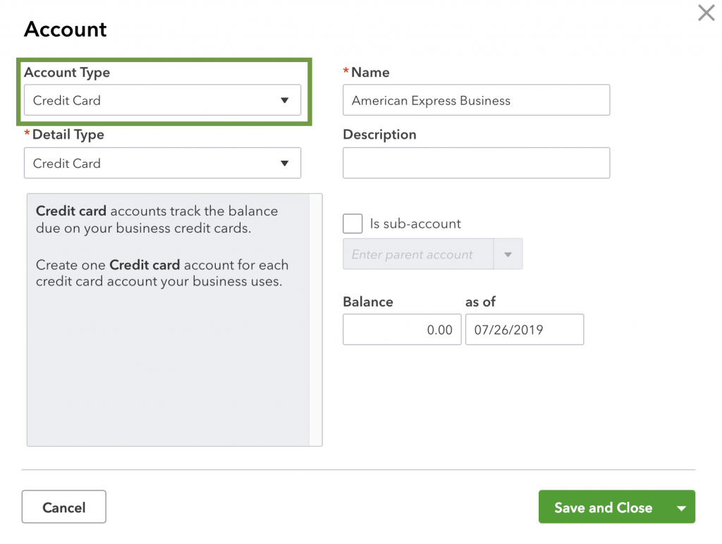 Connect the American Express Business account Connect the American Express Business account