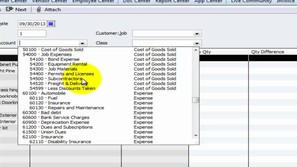 Delete Inventory Adjustment in QuickBooks