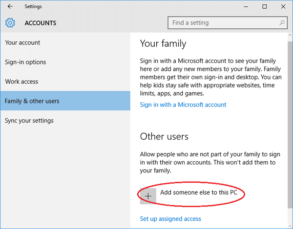 Add Windows Admin User