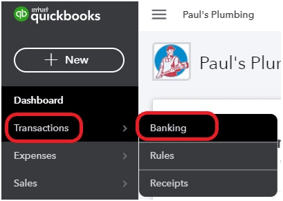 Click on Transactions