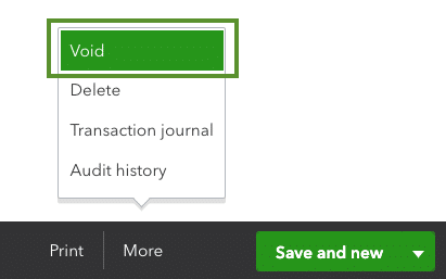 Delete Transactions in QuickBooks Online