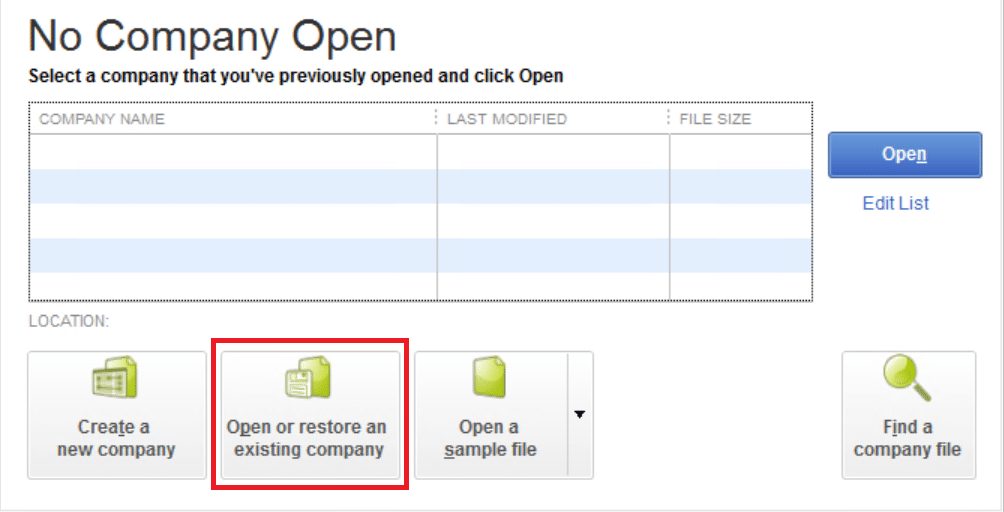 Open QuickBooks File Without QuickBooks