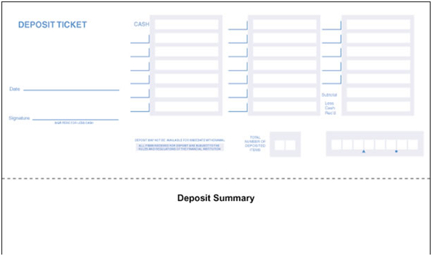 Print Deposit Summary
