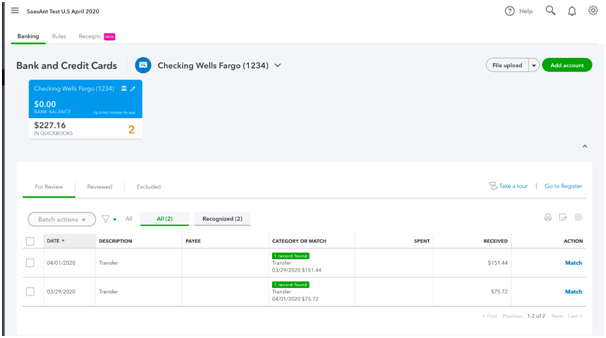 Performing QuickBooks Bank Review Performing QuickBooks Bank Review