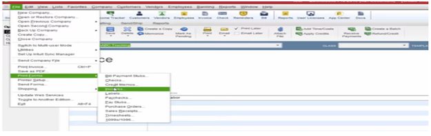 Print Multiple Invoices in QuickBooks-5