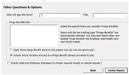 Other Questions & Options