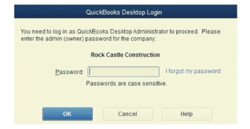 quickbooks password reset tool token number