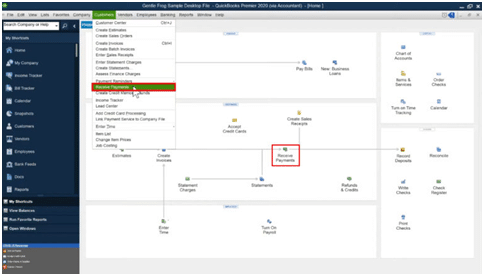 Receive and Process Payments in QuickBooks Desktop