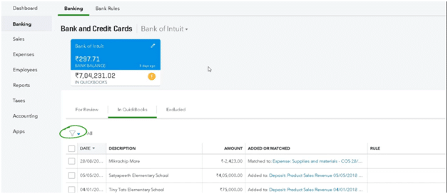 Unmatch a Transaction in QuickBooks Online 6