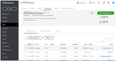 Converting an Estimate into an Invoice