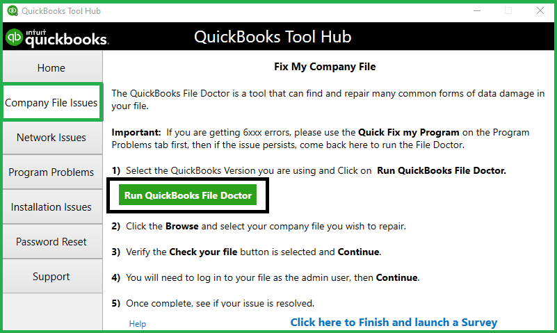 QuickBooks File Doctor