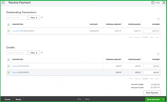Mark an Invoice as Paid in QuickBooks