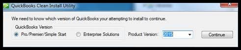 QuickBooks Clean Install Utility
