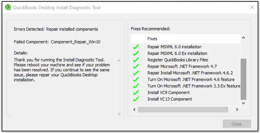 QuickBooks Install Diagnostic Tool