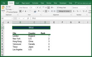 How to Merge Cells in Microsoft Excel in 5 Ways - Dancing Numbers