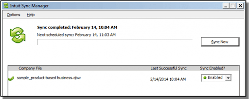 Intuit QuickBooks Sync Manager