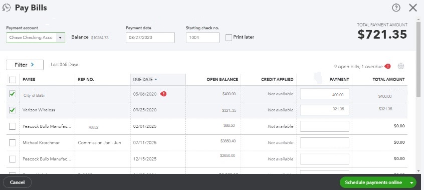 Enter the Bill Information & Select Bills Enter the Bill Information & Select Bills