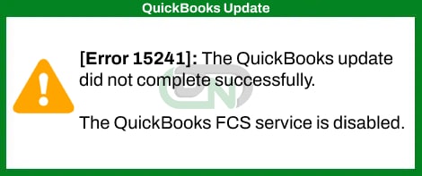 QuickBooks Error 15241