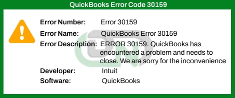 QuickBooks Payroll Error Code 30159