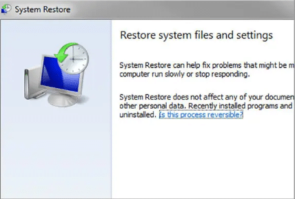Use System Restore in Windows