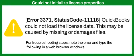 Could not initialize license properties