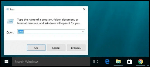 Type in CMD Type in CMD
