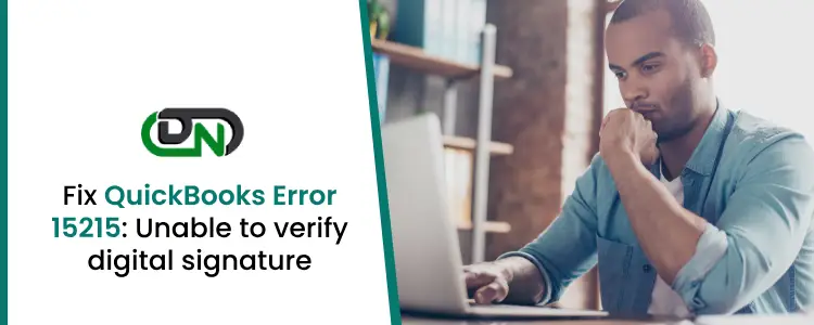 QuickBooks Error 15215: Unable To Verify Digital Signature