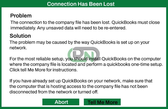 QuickBooks Abort Error