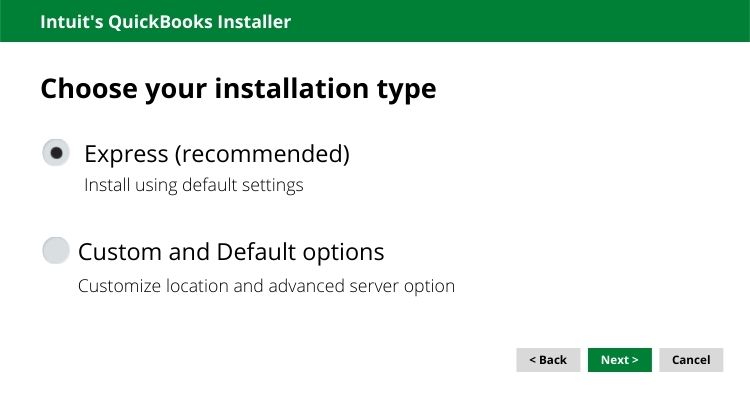 Intuit's QuickBooks Installer