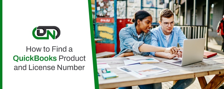 QuickBooks Product and License Number