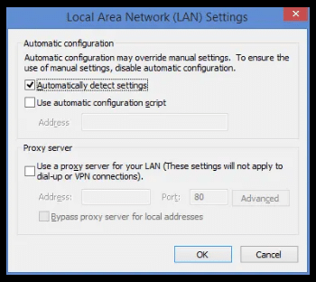 Local Area Network Settings