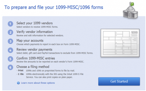 Create the vendor account QuickBooks to get 1099-MISC