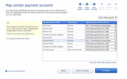 Creating the Expense Account