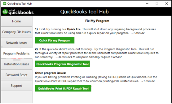 QuickBooks Tool Hub