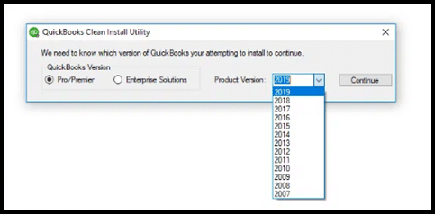 QuickBooks version