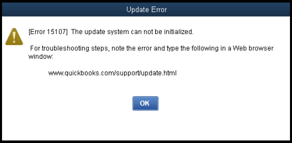 QuickBooks Error Code 15107
