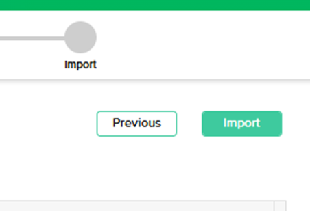 Click on Import Button.