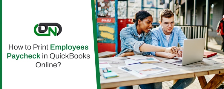 Print Employees Paycheck in QuickBooks Online