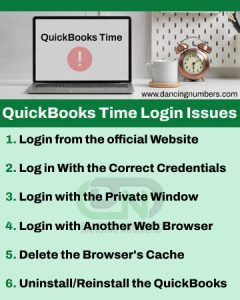 How to Fix QuickBooks Time Login Issue quickbooks time login issues